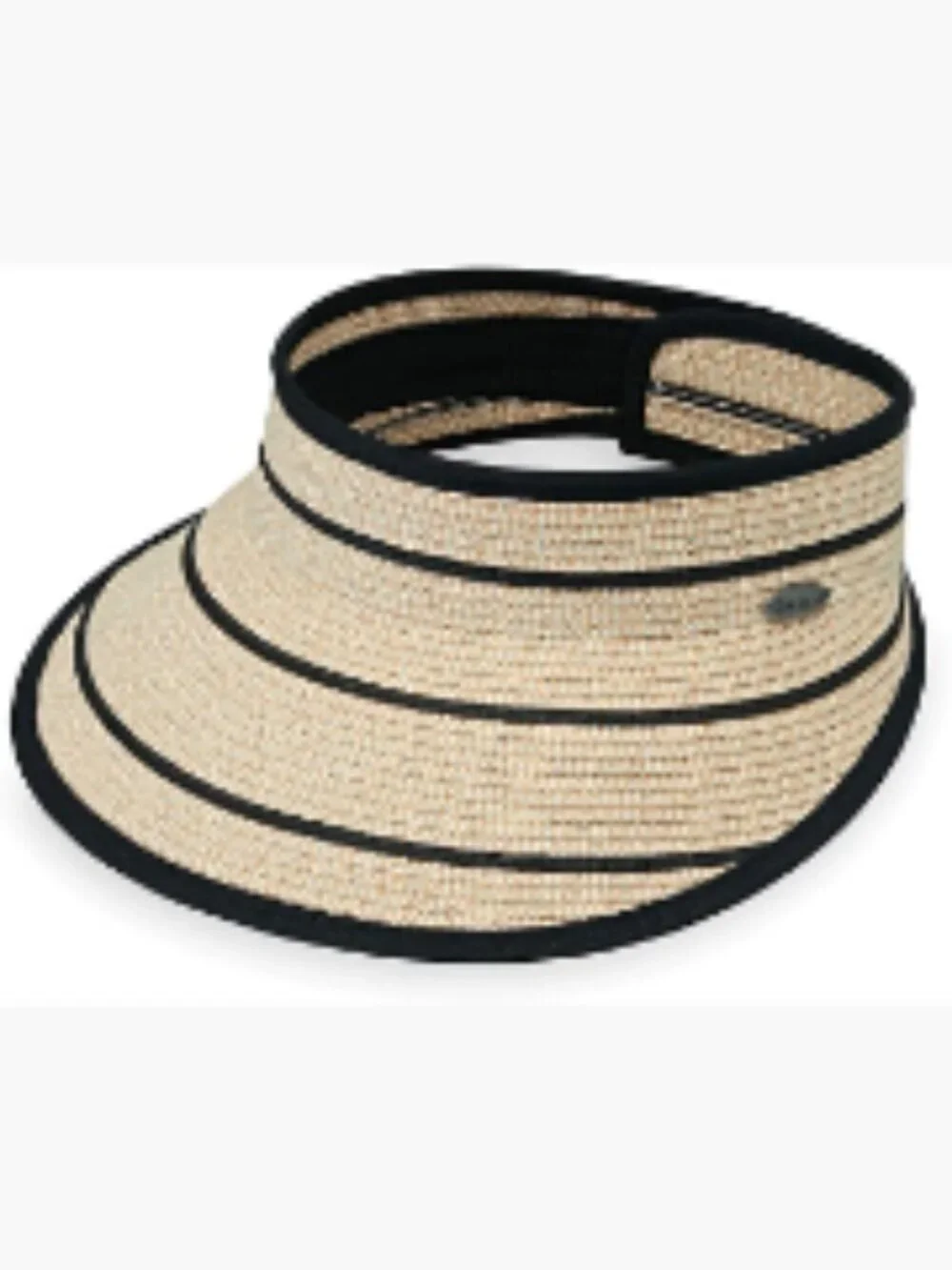 Packable Sun Visor Wide Brim Adjustable Velcro Strap SPF 50 Waterproof Paper